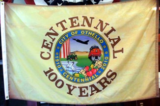 [Othello centennial flag, Washington]