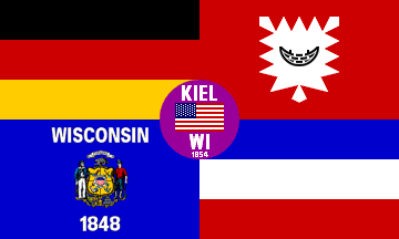 [Kiel, Wisconsin flag]