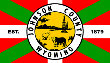 [Flag of Johnson County, Wyoming]