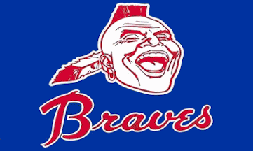 [Atlanta Braves retro logo flag example]