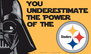[Pittsburgh Steelers Darth Vader flag]