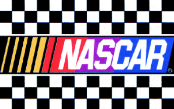 [NASCAR flag]