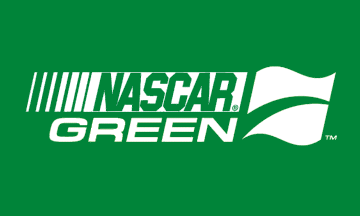 [NASCAR GREEN Effort flag]