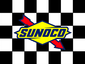 [NASCAR Sunoco Winner's flag]