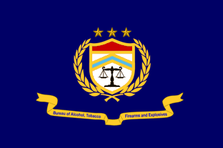 [Bureau of Alcohol, Tobacco, Firearms and Explosives flag]