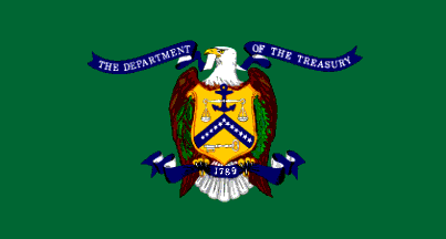 [Flag of the Department of the Treasury]