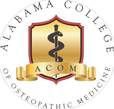 [Seal of Alabama College of Osteopathic Medicine]