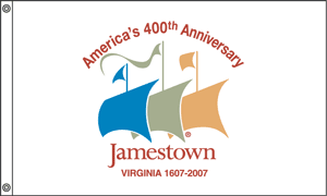 [Jamestown 400th Anniversary Flag ]