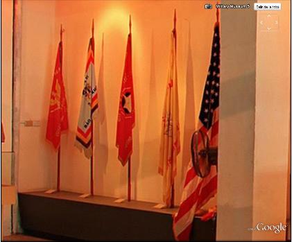 Unknown flags in Vietnam Military History Museum