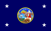 California governor's flag