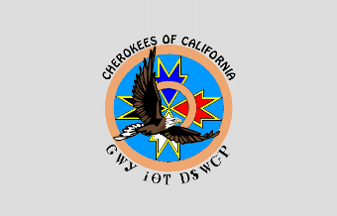 [Flag of Cherokees of California]