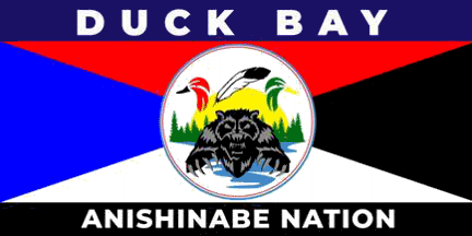 [Duck Bay Anishinabe Nation flag]