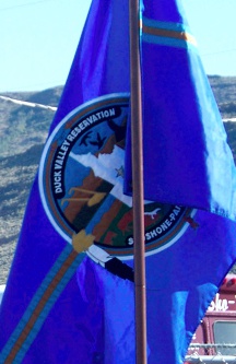 [Duck Valley Shoshone-Paiute, Nevada flag]