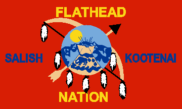 [Flathead of the Salish & Kootenai - Montana flag]