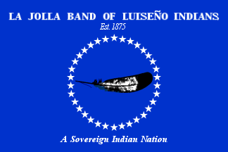 [La Jolla Band of Luiseño Indians flag]