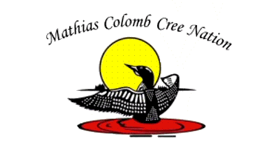 [Mathias Colomb First Nation flag]
