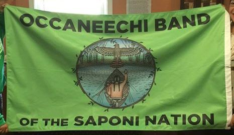 [Occaneechi Band of the Saponi Nation, North Carolina flag]