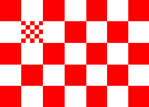 Croatian supporter's flag