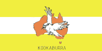 [Kookaburra yacht flag]