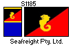 [Seafreight Pty. Ltd. houseflag and funnel]