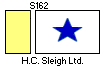 [H.C. Sleigh Ltd. houseflag and funnel]