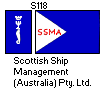 [Scottish Ship Management (Australia) Pty. Ltd. houseflag and funnel]