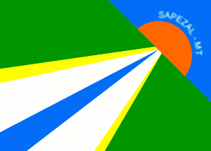 [Flag of Sapezal, MT (Brazil)]