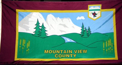 [flag of Mountain View County]