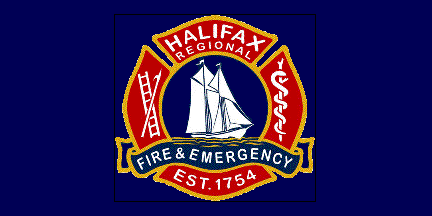 [flag of Halifax Regional Fire & Emergency Service, Nova Scotia]