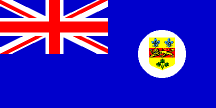[Quebec (Canada) - Blue ensign - 1868 (alternate)]