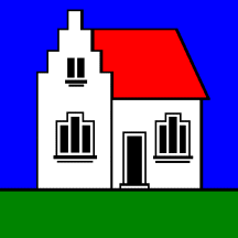 [Flag of Hausen bei Brugg]