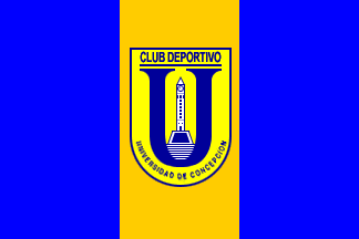 [Universidad de Concepción sport flag variant]