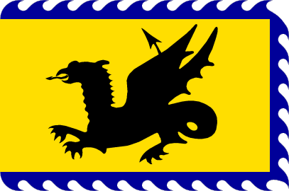 1858 Imperial dragon flag