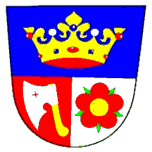 [Kájov coat of arms]