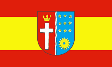 [Lüdersdorf municipal flag]