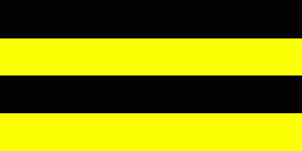 [Bernburg city 4-stripes flag]