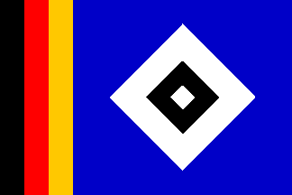[Hamburger SV, hoist stripe variant (Football Club, Germany)]
