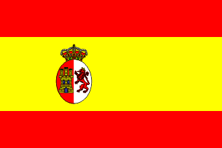 [Spanish War Ensign 1785-1931, in use in New Spain until 1821. By Luis Miguel Arias]