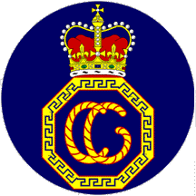 [Coastguard ensign badge]