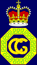 [Coastguard ensign badge detail]