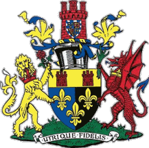 [Monmouthshire Coat of Arms, Wales]