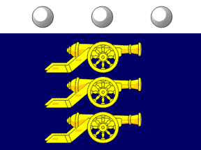 [A banner of the shield of the Ordnance Board Seal]
