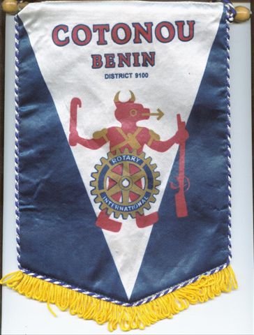 [Flag of Rotary Cotonou, Benin]