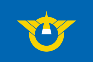 [flag of Rumoi]