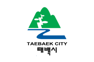 [Taebaek flag]