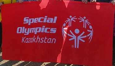 [Special Olympics Kazakhstan flag]