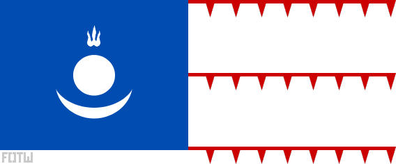 [Mongol flag]