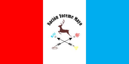 Flag of the Mayo people (Mexico)