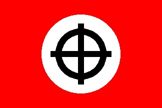 Celtic cross Neo-Nazi flag #2