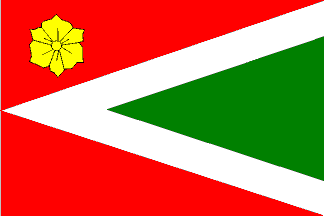 [Oentsjerk village flag]